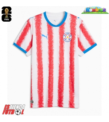 Paraguay Primera Equipación Mundial 2026 Manga Corta